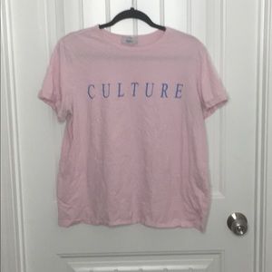 Pink culture tshirt